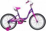 Велосипед 20' рама женская, алюминий NOVATRACK ANGEL фиолетовый 205 AANGEL.VL 9